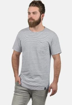 INDICODE JEANS IDALBIN - T-shirt Imprimé - Navy