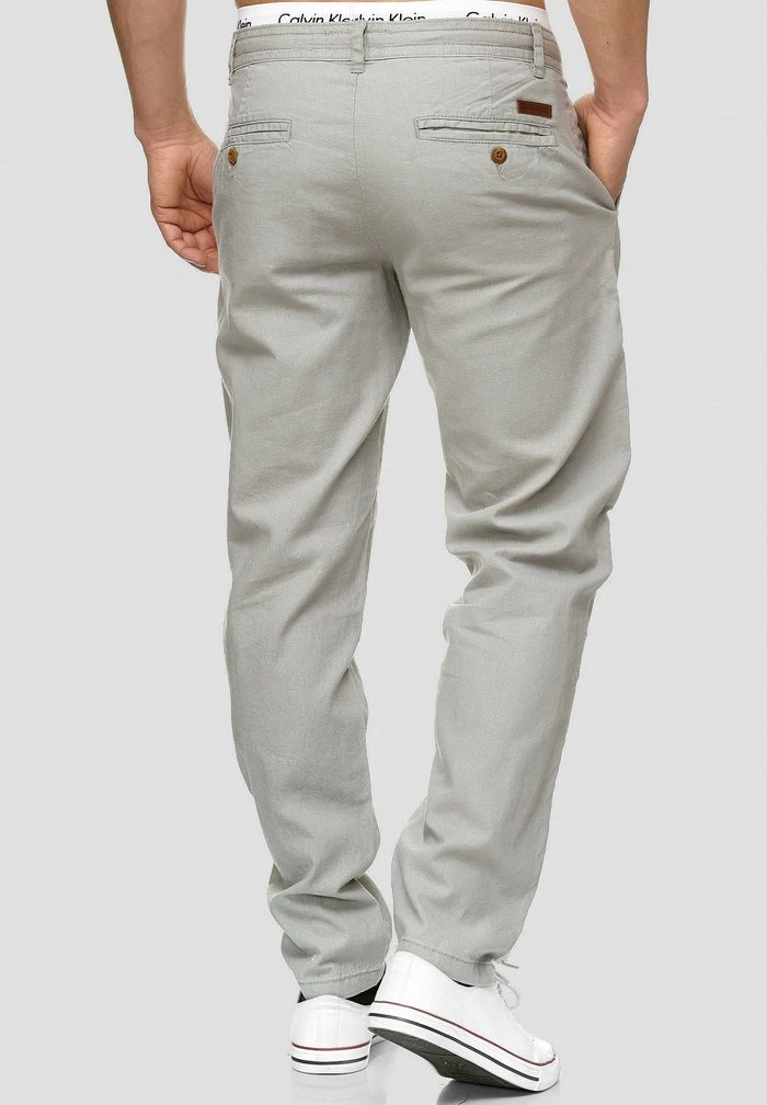 INDICODE JEANS BOULWARE - Pantalon Classique - Lt Grey 3 INDICODE JEANS BOULWARE - Pantalon Classique - Lt Grey – Image 3
