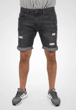 INDICODE JEANS IDHALLOW - Short En Jean - Dark Grey