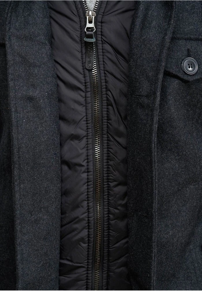 BRANDAN - Manteau court - anthracite INDICODE JEANS BRANDAN - Manteau Court - Anthracite -INDICODE Ventes 6ee4271a9e744928a2b1d527a2f680e3