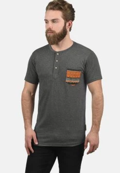 INDICODE JEANS IDART - T-shirt Imprimé - Grey Mix