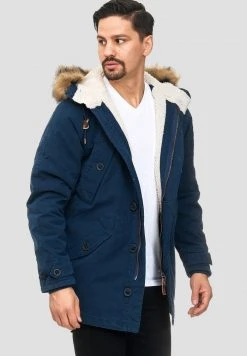 INDICODE JEANS Veste D'hiver - Navy