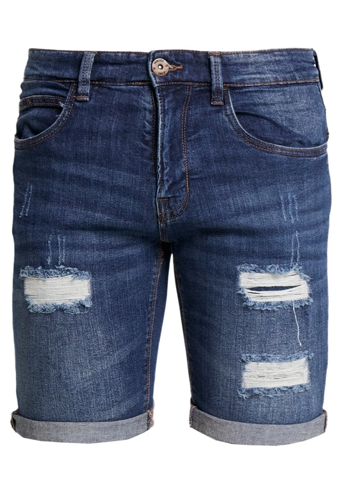 KADEN HOLES - Short en jean - medium indigo INDICODE JEANS KADEN HOLES - Short En Jean - Medium Indigo -INDICODE Ventes 6f328fae79e44cb9bdeb36ed871ab6e7