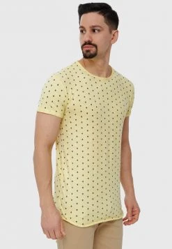 INDICODE JEANS T-shirt Imprimé - Pale Banana -INDICODE Ventes 700facc008bf491b91e1d885daa10f4f