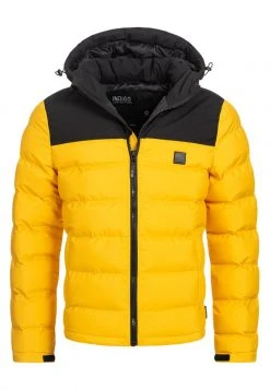 INDICODE JEANS EBERHARDY - Veste D'hiver - Lemon Pie -INDICODE Ventes 7081c16ca3d7446eb078bc1710412b0a