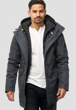 INDICODE JEANS Veste D'hiver - Dark Grey