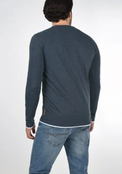 INDICODE JEANS IDGIFFORD - T-shirt à Manches Longues - Navy Mix -INDICODE Ventes 7170104217774dc592a42e4408011fee