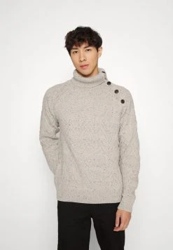 INDICODE JEANS VARGAS - Pullover - Ecru Mix