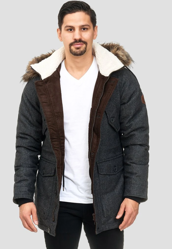 BAYNES - Veste d'hiver - salt/pepper INDICODE JEANS BAYNES - Veste D'hiver - Salt/pepper -INDICODE Ventes 73446a4100304097a77e20cf5ece8806