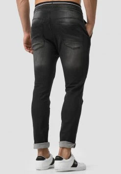 INDICODE JEANS FABRIZIO - Jean Slim - Vintage Black -INDICODE Ventes 753bd23666ee4b78a1317e3c5015433d