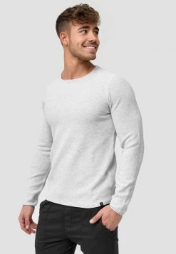 INDICODE JEANS LOAKIM - Pullover - Optical White
