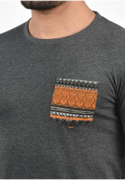 INDICODE JEANS IDPAXTON - T-shirt Imprimé - Mottled Dark Grey -INDICODE Ventes 77122e2eb91c4a22aaa7476975038ebd