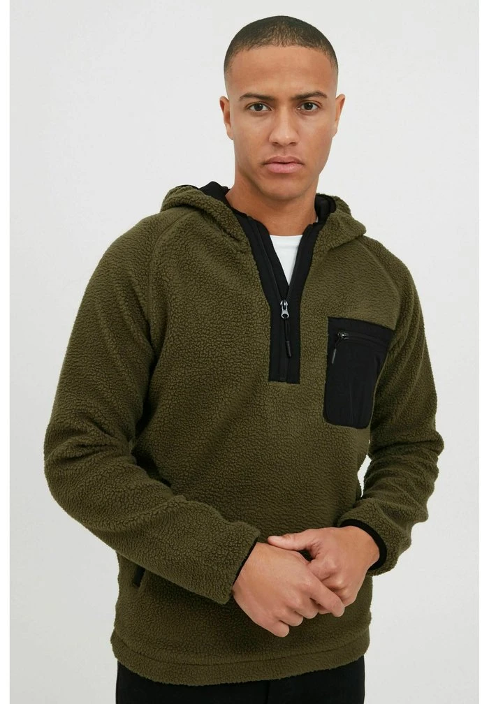 INDICODE JEANS IDTRENT - Sweat à Capuche - Army 1 INDICODE JEANS IDTRENT - Sweat à Capuche - Army