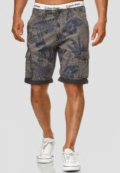 INDICODE JEANS ALBERT - Short - Light Gray