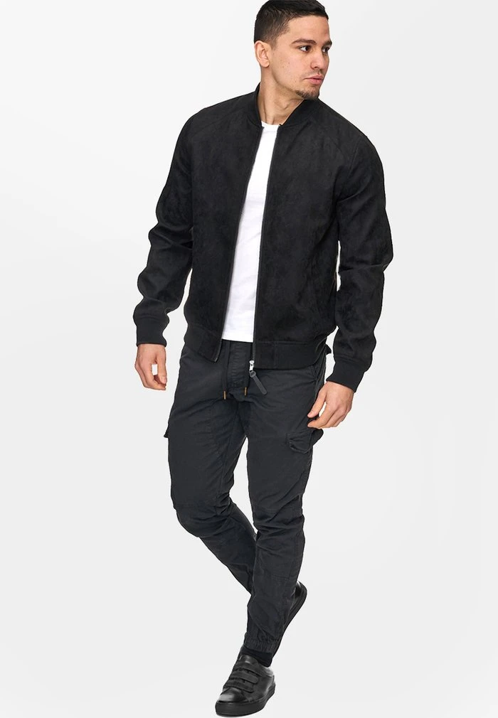 FORT WAYNE - Veste en similicuir - black INDICODE JEANS FORT WAYNE - Veste En Similicuir - Black -INDICODE Ventes 780f11af324346a380061200c1908f8d
