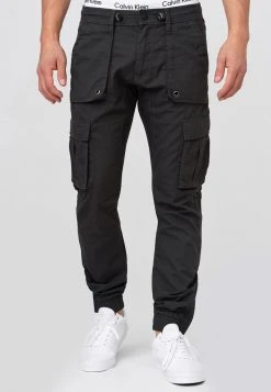 INDICODE JEANS Pantalon Cargo - Raven