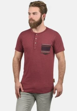 INDICODE JEANS IDART - T-shirt Imprimé - Dark Red