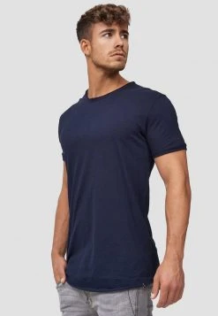 INDICODE JEANS WILBUR - T-shirt Imprimé - Dark Blue -INDICODE Ventes 7a99acd9ebfb469589c60fdd39ad5b68