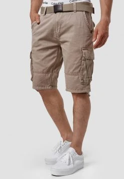 INDICODE JEANS MONROE - Short - Iron -INDICODE Ventes 7b054404295843b8aace8fc37e2364d1