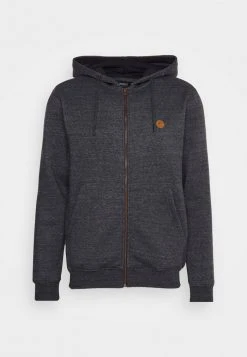 INDICODE JEANS Sweat à Capuche Zippé - Black Mix