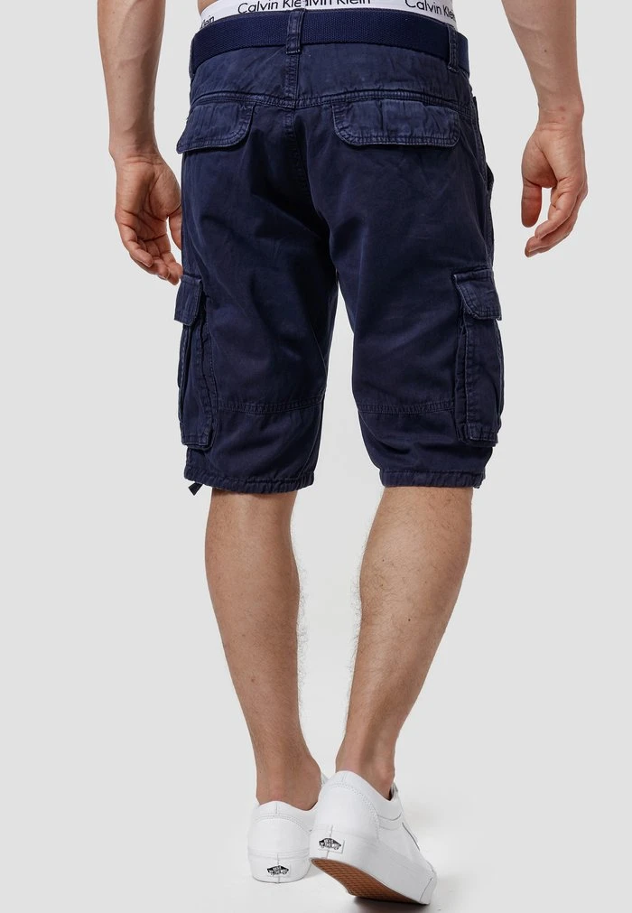 MONROE - Short - navy INDICODE JEANS MONROE - Short - Navy -INDICODE Ventes 7b33660fc6564e3286afb06aabe90779