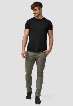 INDICODE JEANS WALLER - Chino - Dark Green
