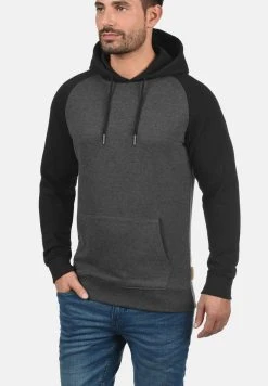 INDICODE JEANS IDELLIOT - Sweat à Capuche - Charcoal/black