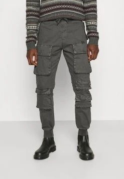 INDICODE JEANS MERCED - Pantalon Cargo - Raven