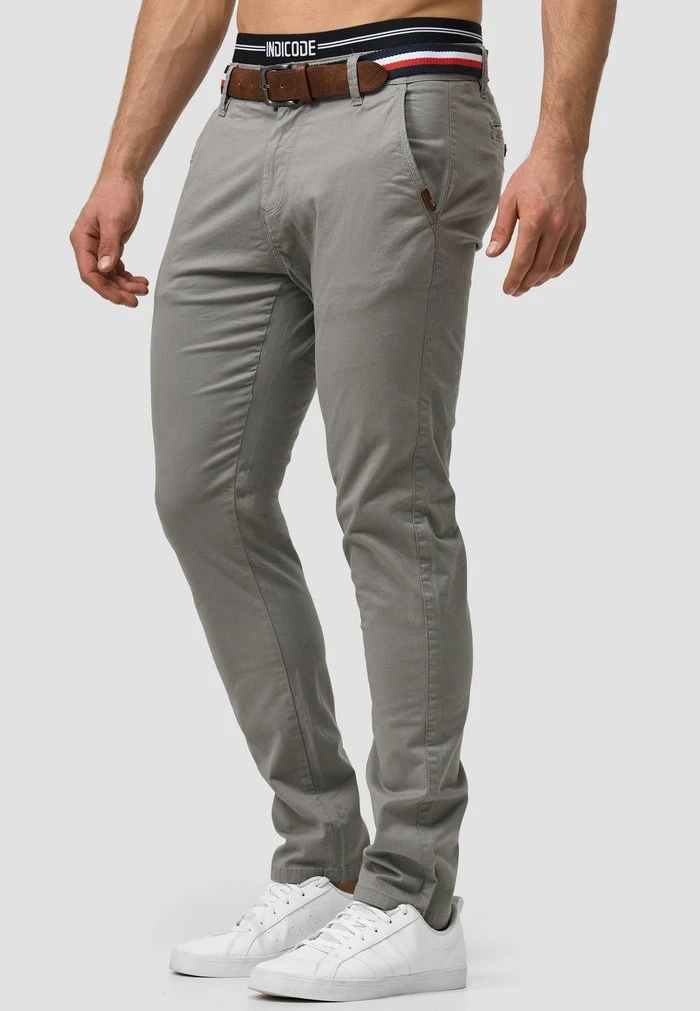 INDICODE JEANS CHERRY - Chino - Light Grey 3 INDICODE JEANS CHERRY - Chino - Light Grey – Image 3