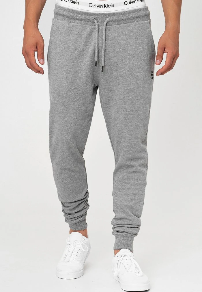 Pantalon de survêtement - grey mix INDICODE JEANS Pantalon De Survêtement - Grey Mix -INDICODE Ventes 82356c3e64874ba4a2b374fe26ba0b7b