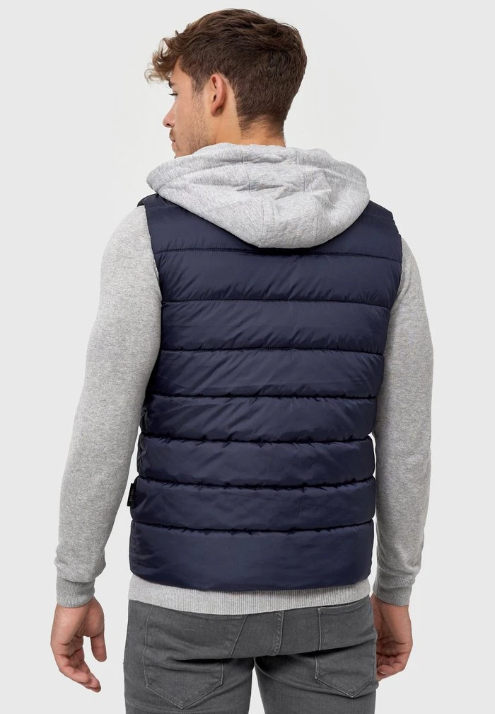 STOCKTON - Veste sans manches - navy INDICODE JEANS STOCKTON - Veste Sans Manches - Navy -INDICODE Ventes 83d918ca12d64db2adef8a4f7f4b2361