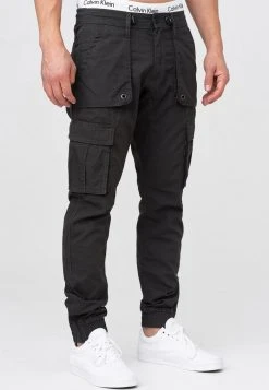 INDICODE JEANS Pantalon Cargo - Raven -INDICODE Ventes 848f8626c0cf4344be28925e40bc6627