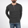 INDICODE JEANS IDGIFFORD - T-shirt à Manches Longues - Charcoal