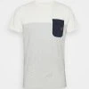 INDICODE JEANS ALFORD - T-shirt Imprimé - Offwhite