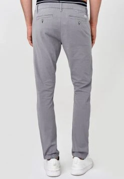 INDICODE JEANS CREED - Chino - Lt Grey -INDICODE Ventes 8666f8773015497f9cba22df12ab9dd3