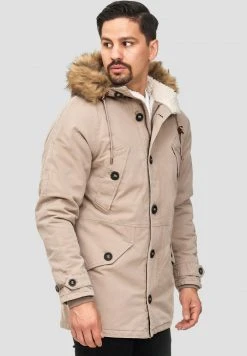 INDICODE JEANS Veste D'hiver - Mottled Dark Grey