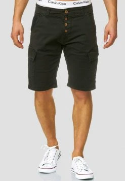 INDICODE JEANS Short - Black