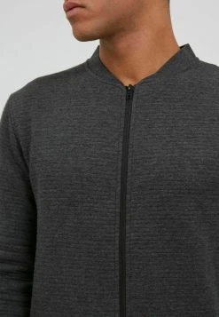 INDICODE JEANS IDBRONTE - Sweat à Capuche Zippé - Charcoal Mix -INDICODE Ventes 892080ed3aa7441d9fc5a45d818f41fb