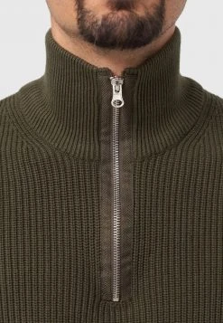 INDICODE JEANS MAYER - Pullover - Army -INDICODE Ventes 893b65cc79f14816b2b3eedb78078e56