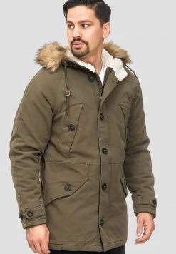 INDICODE JEANS Veste D'hiver - Dark Green