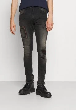 INDICODE JEANS SAVAGE - Jeans Skinny - Vintage Black