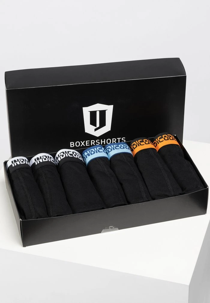 7 PACK - Shorty - black INDICODE JEANS 7 PACK - Shorty - Black -INDICODE Ventes 8e35040736ef42cda027c36d006a10a7