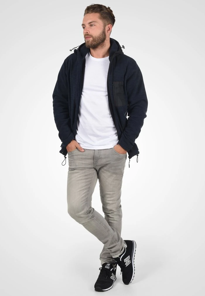 IDWILMOT - Veste polaire - navy mix INDICODE JEANS IDWILMOT - Veste Polaire - Navy Mix -INDICODE Ventes 8f61fddb5f25430dbec7c548dea9eedd