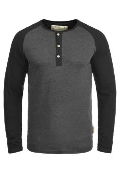 INDICODE JEANS IDWINSTON - T-shirt à Manches Longues - Charcoal/black -INDICODE Ventes 901064c1cafd43f59468739f764c9074