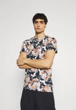 INDICODE JEANS KRANICH JAPAN - T-shirt Imprimé - Navy