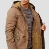 INDICODE JEANS Veste D'hiver - Brown