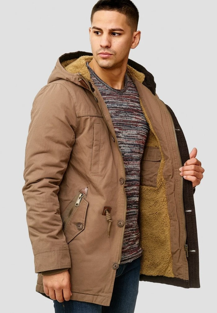 INDICODE JEANS Veste D'hiver - Brown 1 INDICODE JEANS Veste D'hiver - Brown