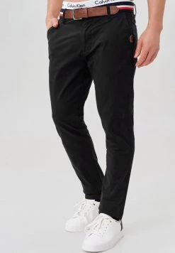 INDICODE JEANS CHERRY - Chino - Black