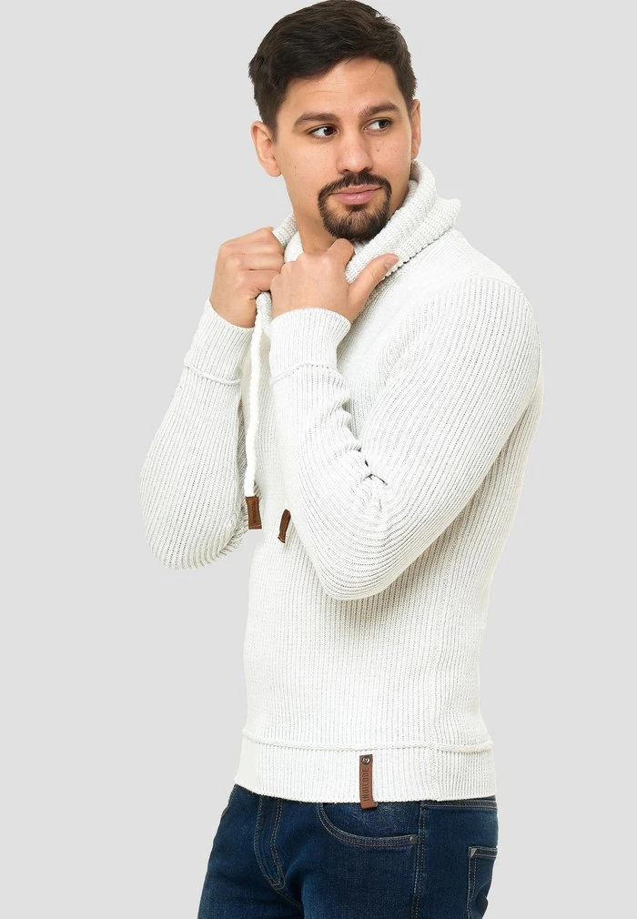 KESHAWN - Pullover - weiss INDICODE JEANS KESHAWN - Pullover - Weiss -INDICODE Ventes 93281bbd1af04dcc886b8cd7eb5e776a