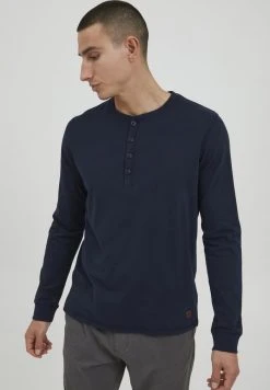 INDICODE JEANS IDARMANDO - T-shirt à Manches Longues - Navy